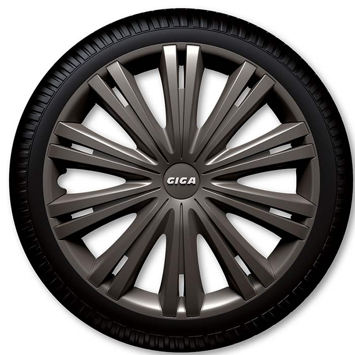 15" Giga koks hjulkapselsæt coverline