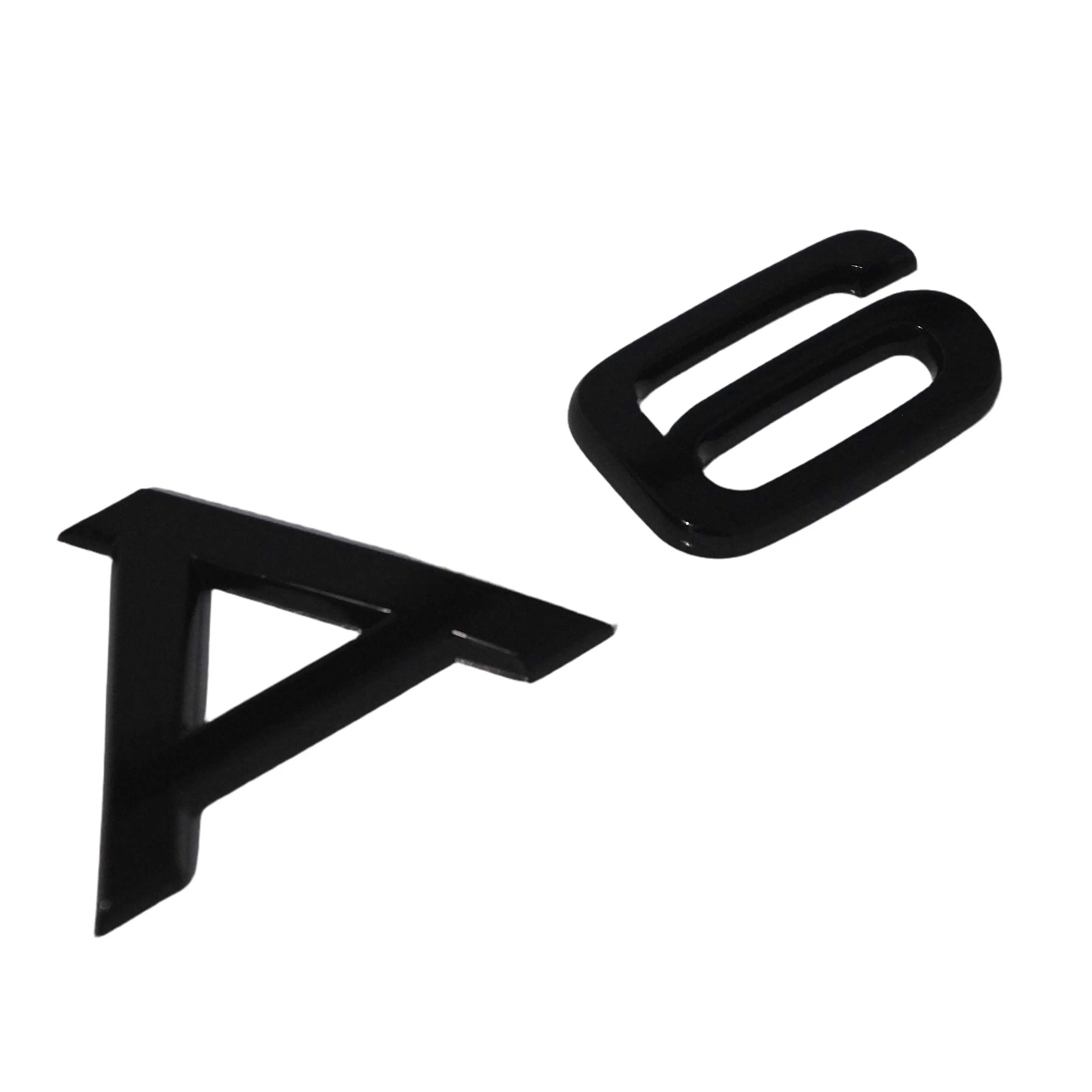 Audi A6 modelbetegnelse i sort - BilligStyling