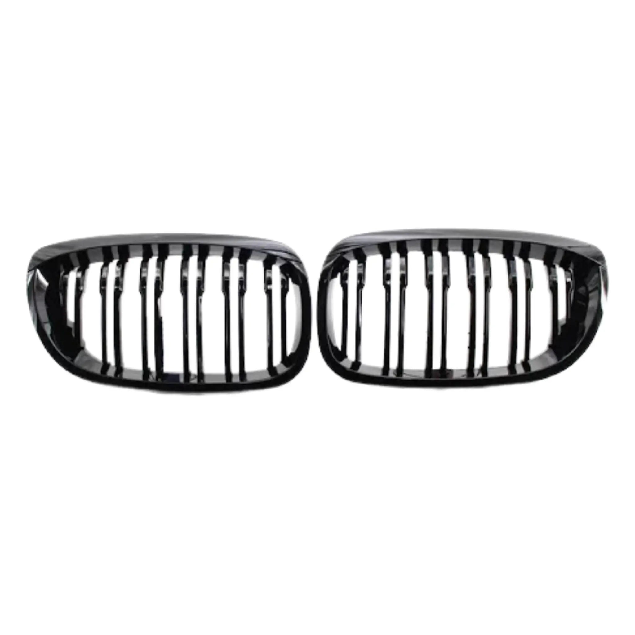 BMW 3-Serie E46 (2002-2005) frontgrill nyrer - Matsort - Komplet sæt - BilligStyling