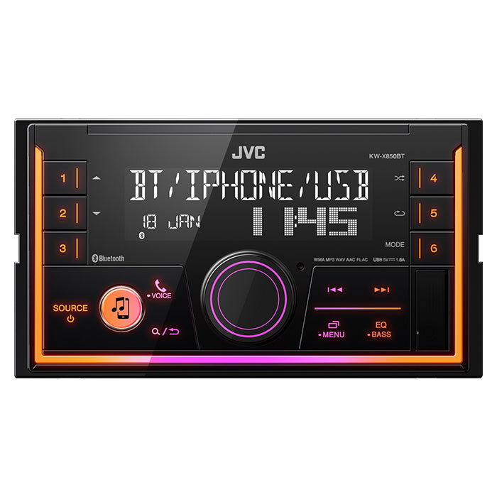 JVC KV-X850BT 2-DIN Radio med Bluetooth og DAB jvc