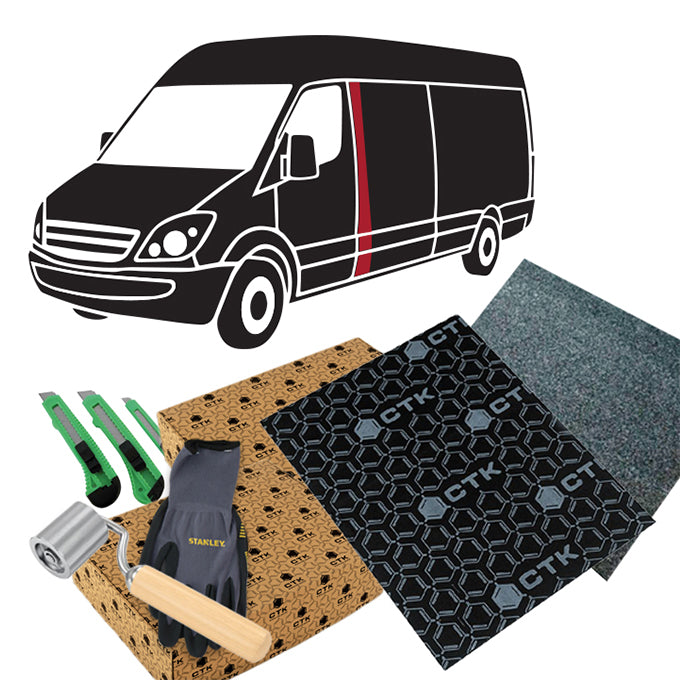 CTK Støjdæmpningspakke VAN varerumsadskillelse grå - BilligStyling