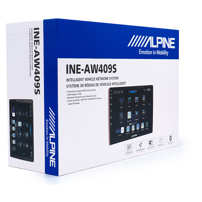 Alpine INE-AW409S Multimedieskærm CarPlay Android Auto alpine