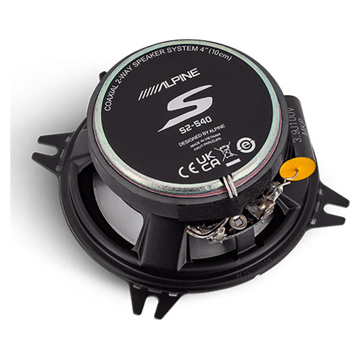 Alpine S2-S40 10cm højttaler 2 vejs coaxial alpine