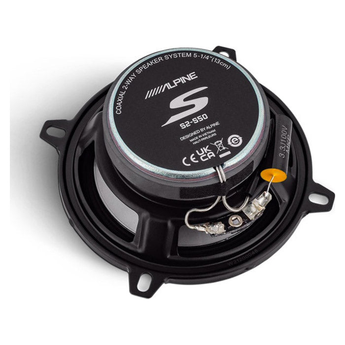 Alpine S2-S50 13cm højttaler 2 vejs coaxial alpine