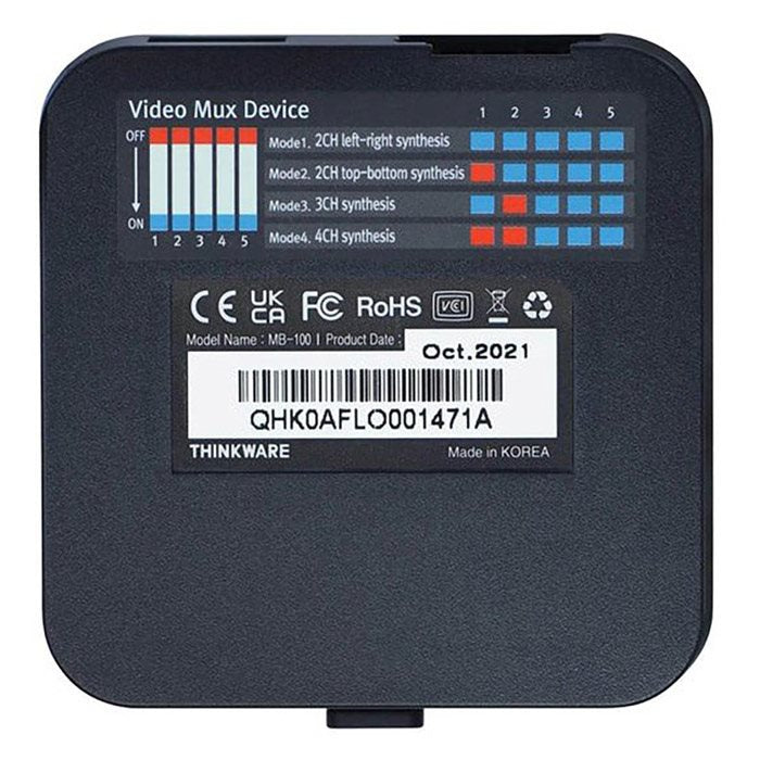 Alpine DVR-F790 dashcam kit m. 2 sidekameraer alpine