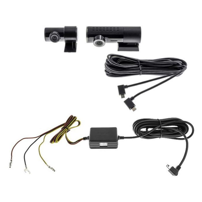 Ampire 12V+24V Dashcam Sæt (for+bag) 2K (QUAD-HD) ampire