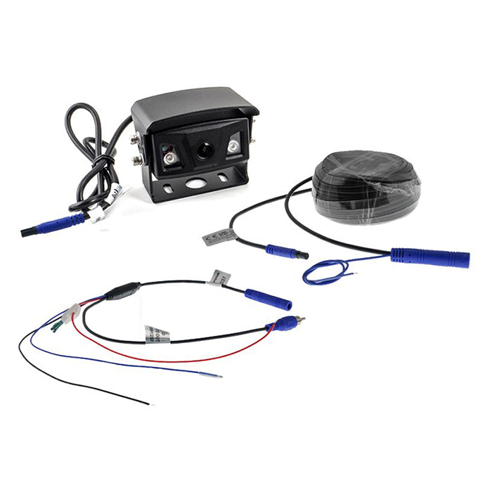 Ampire Farve bakkamera med IR universal sort 10m kabel ampire
