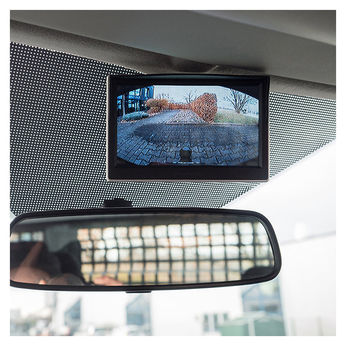 Ampire Farve bakkamera med IR universal sort 10m kabel ampire