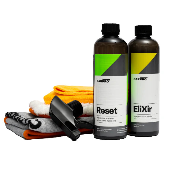 CarPro Wash Box - Shampoo, Quick Detailer og tilbehør i én pakke - BilligStyling