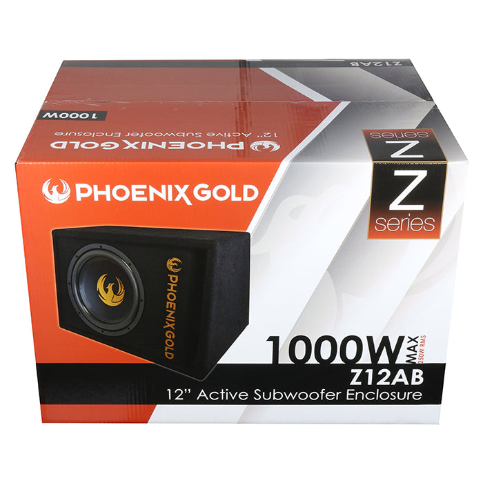 Phoenix Gold 12 subwoofer m kabler og fjernbetjening Phoenix_g