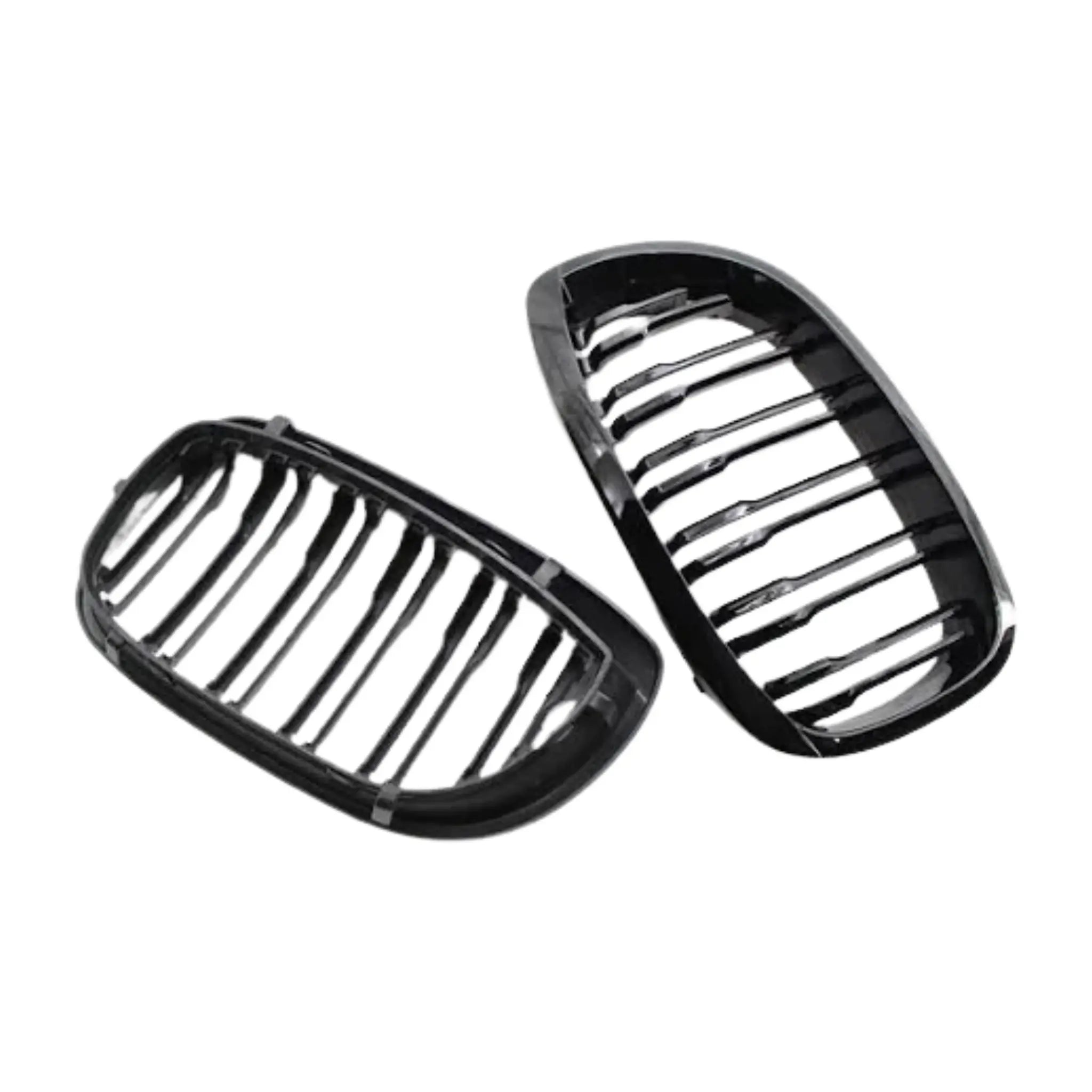 BMW 3-Serie E46 (2002-2005) frontgrill nyrer - Matsort - Komplet sæt - BilligStyling