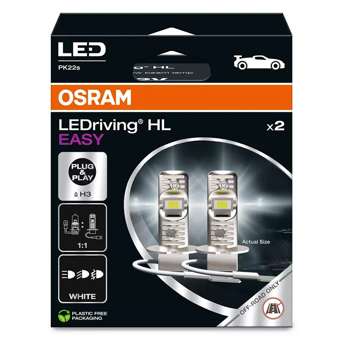 Osram LEDriving HL Easy H3 12V - Sæt osram