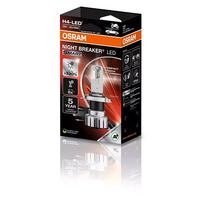 Osram Night Breaker Smart H4-LED 12V Motorcykel - 1 stk osram