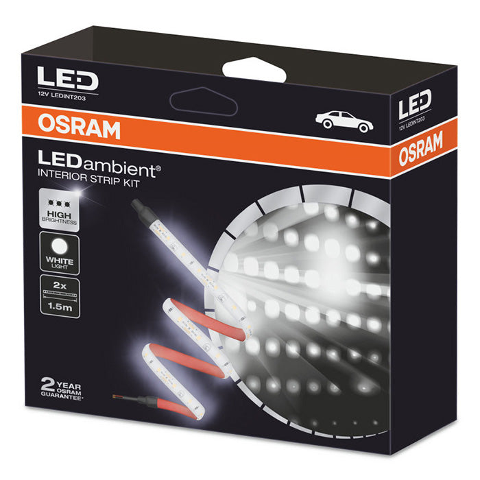 Osram 2 stk. 1.5 m LED bånd til oplysning i bil, mm. osram