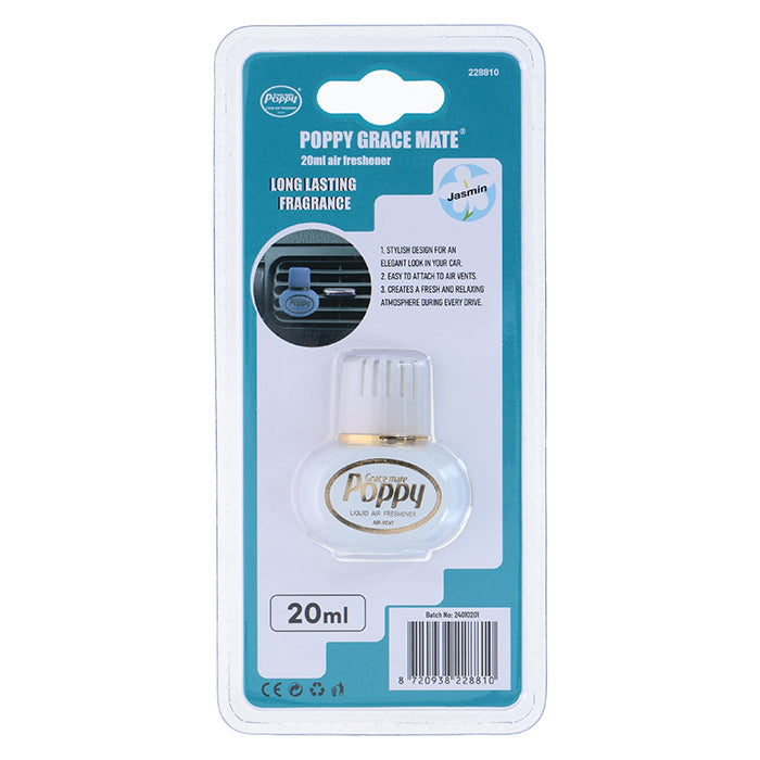 Poppy mini luftfrisker Jasmin, 20 ml. poppy