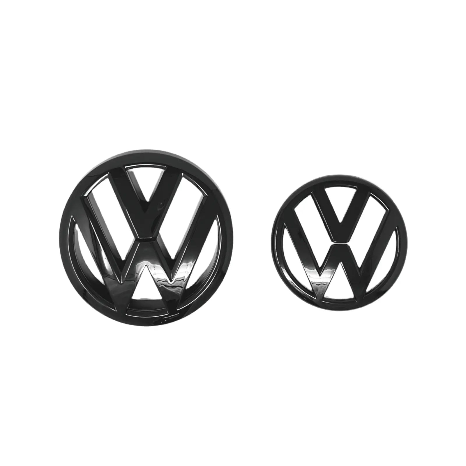 Volkswagen Golf 7 emblemer, Sort, Sæt til for/bag - BilligStyling