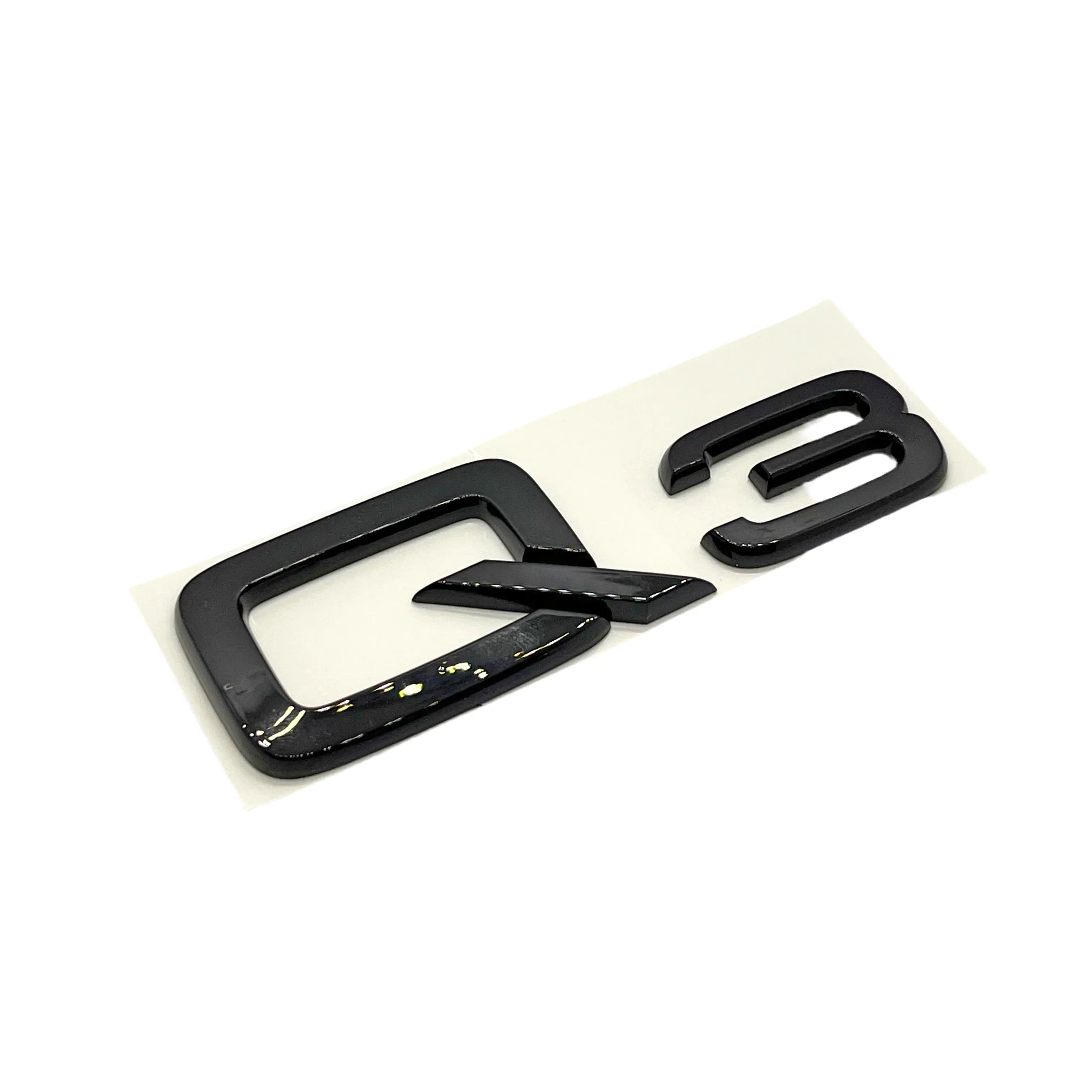 Audi Q3 modelbetegnelse i sort - BilligStyling