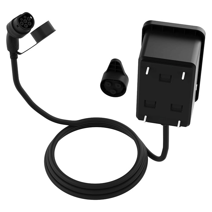 Ladeboks Elbil 11 kW – 16A 3-faset m. 7 Meter Kabel & App Styring - BilligStyling
