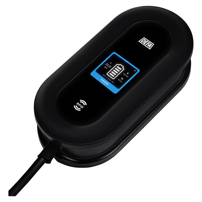 DEFA Power ladestation inkl. vægbeslag - 6 m. kabel 22kw