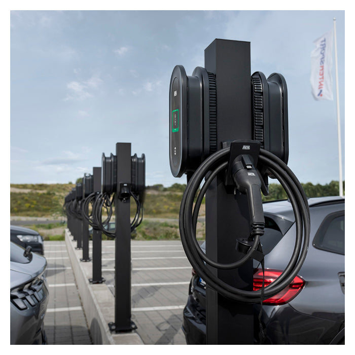 DEFA Power S Ladestation med MID og V2X 6 m. kabel 22kw defa