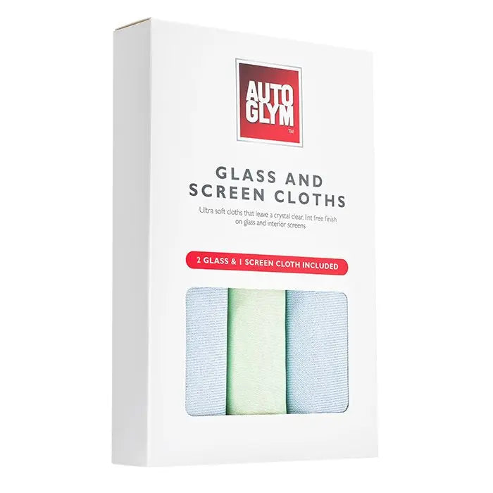 Autoglym Mikrofiberklude til Glas og Skærm - Pakke med 3 stk. - BilligStyling