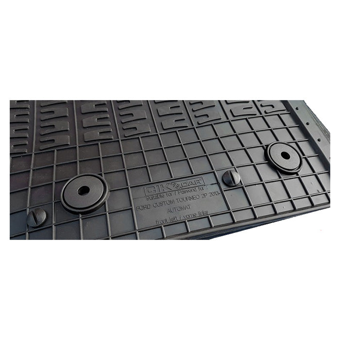 Gummimåtter Ford Custom Tourneo 18- aut. gear. 2 pers. cikcar