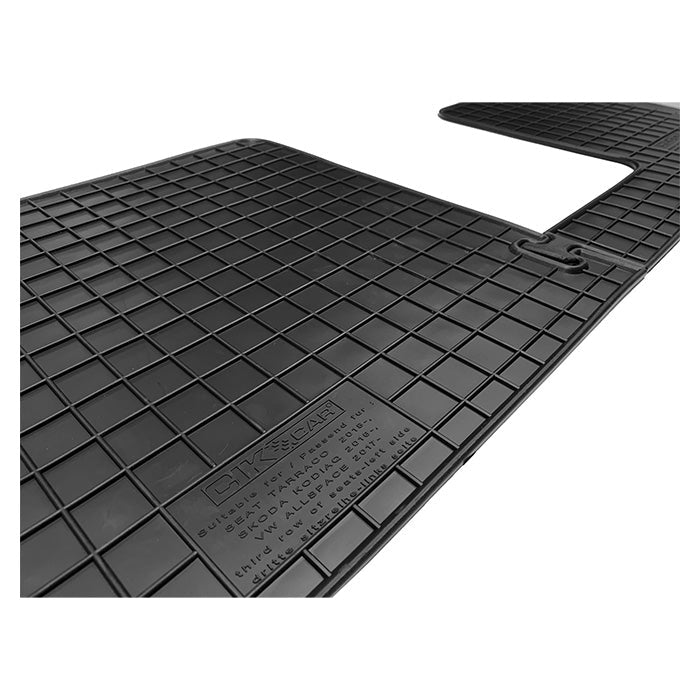 Gummimåtter Tarraco 18- Kodiaq 16- Tiguan 17- 3. række cikcar