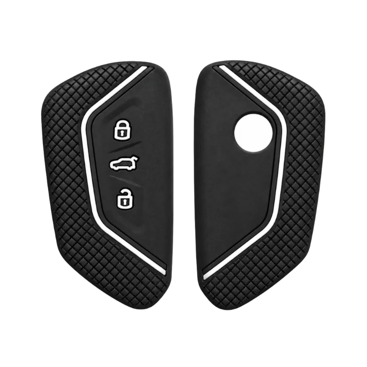 Bilnøgle silikone cover, Hvid - Volkswagen, Skoda, SEAT BilligStyling