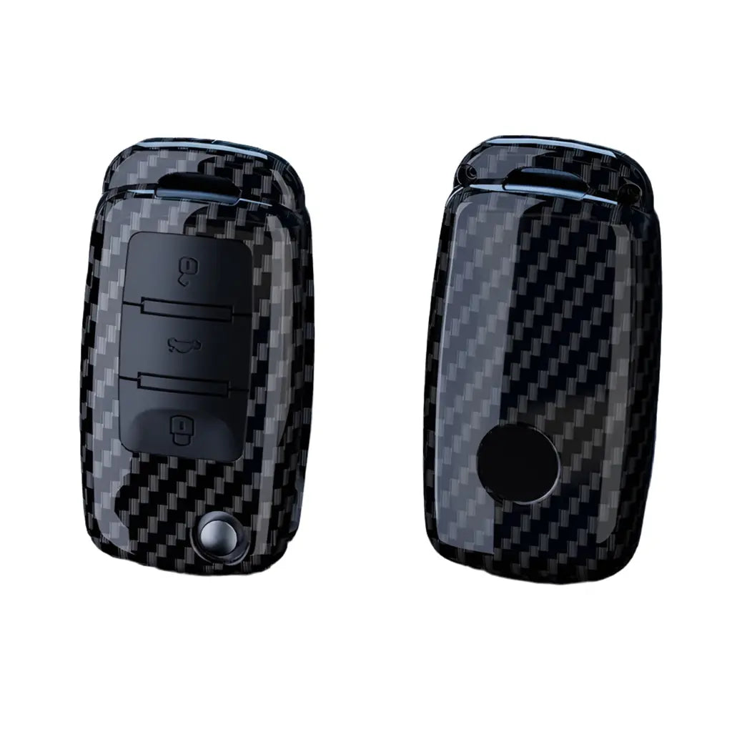 Volkswagen, SEAT, Skoda, Carbon bilnøgle cover - BilligStyling