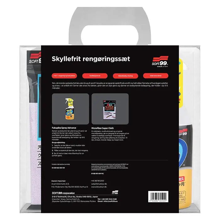 Soft99 Waterless cleaning kit - sæt med 3 dele - BilligStyling