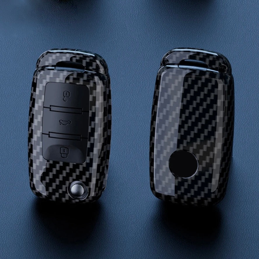 Volkswagen, SEAT, Skoda, Carbon bilnøgle cover - BilligStyling