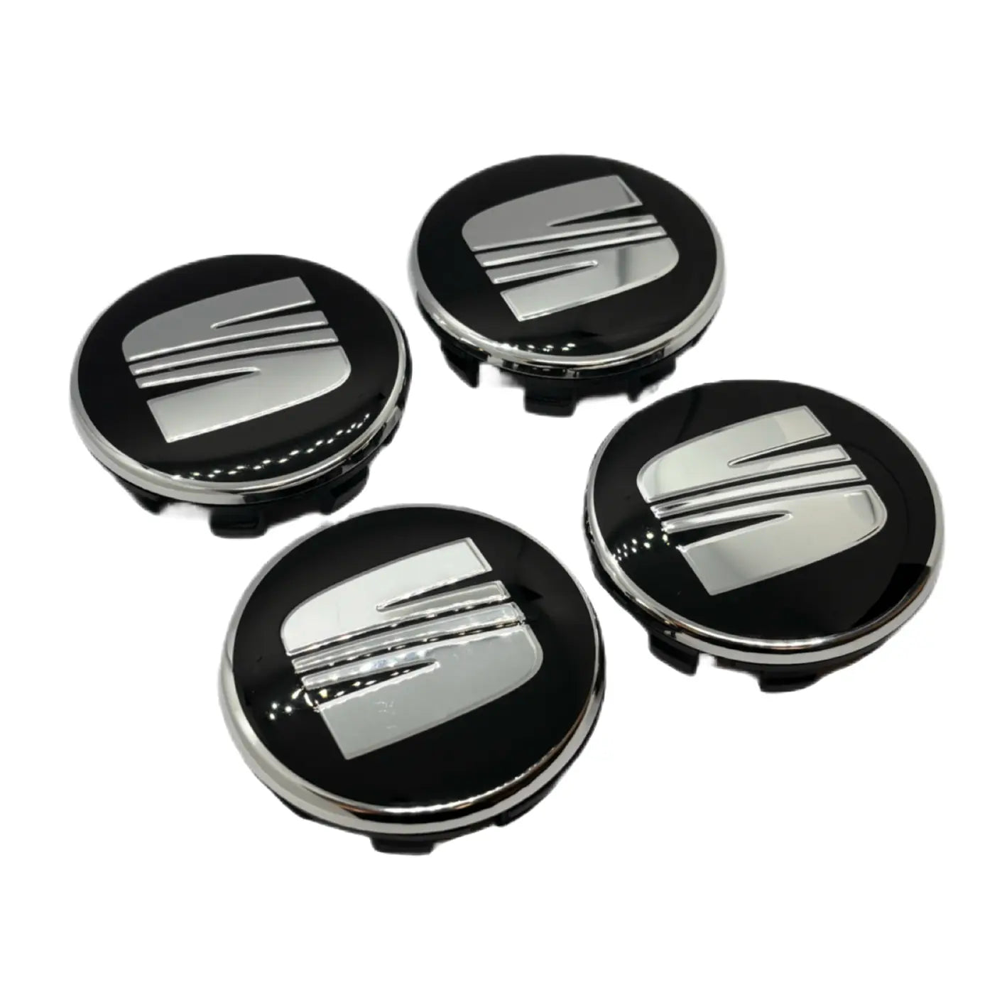 SEAT centerkapsler, sæt med 4 stk - 63 mm - BilligStyling