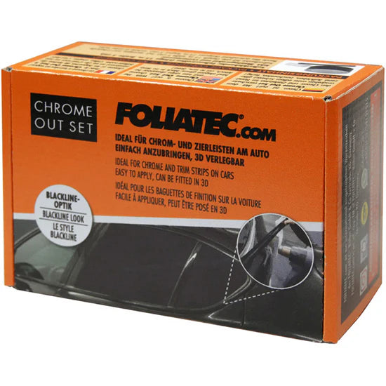 Foliatec Chrome Delete folie sæt, Matsort - 5cm x 15M - BilligStyling