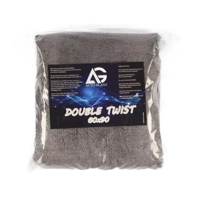 Auto Glanz Double Twist Microfiber Håndklæde (90x60 cm) (1200 GSM) - BilligStyling