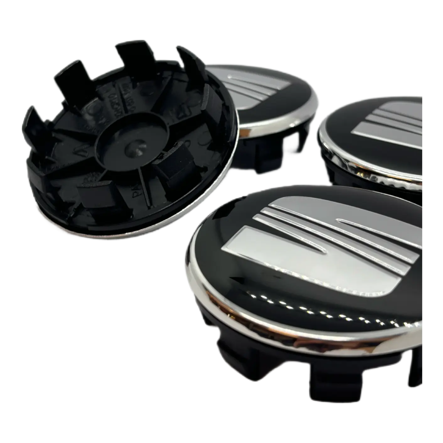 SEAT centerkapsler, sæt med 4 stk - 63 mm - BilligStyling