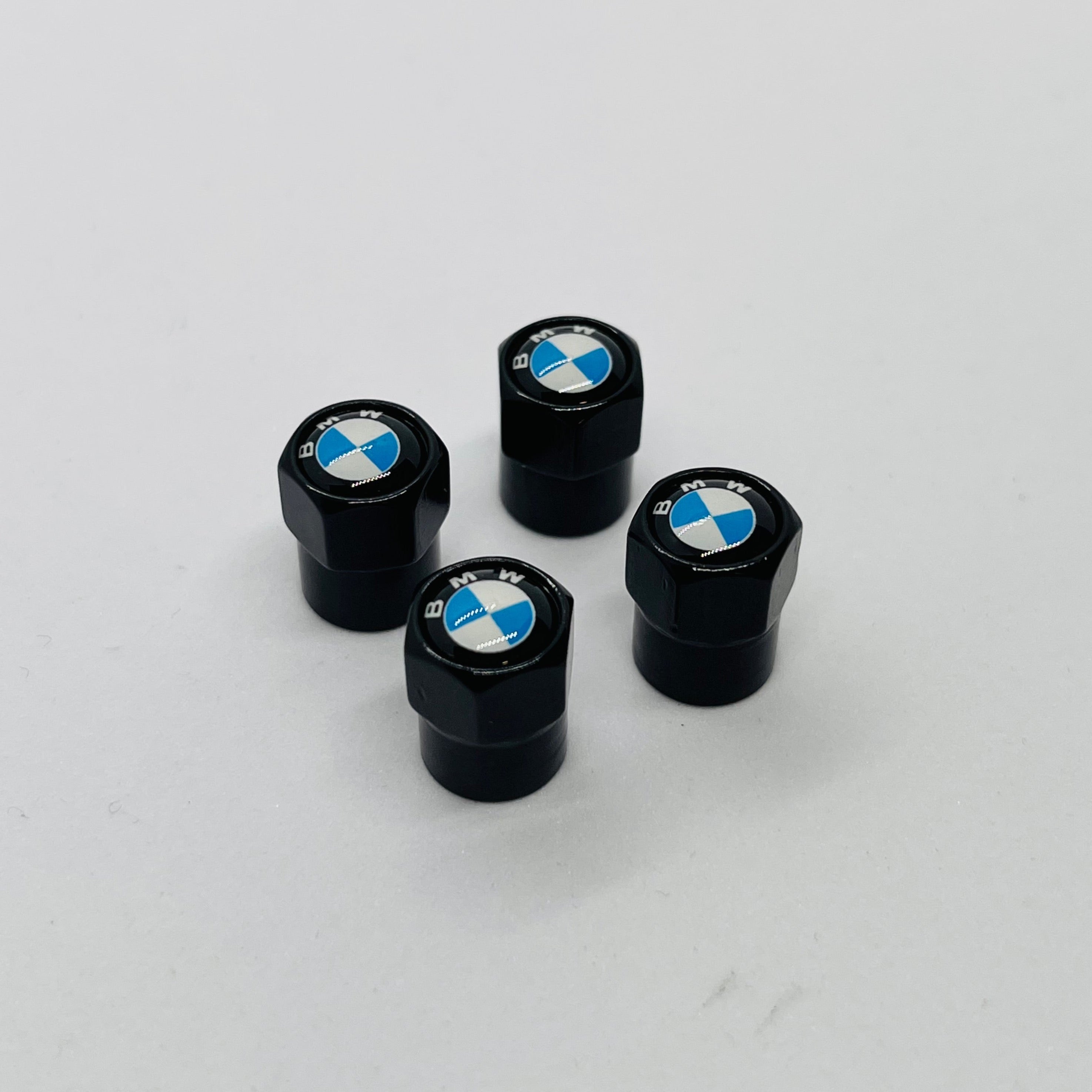 BMW Ventilhætter, Sort, sæt med 4 stk. - BilligStyling
