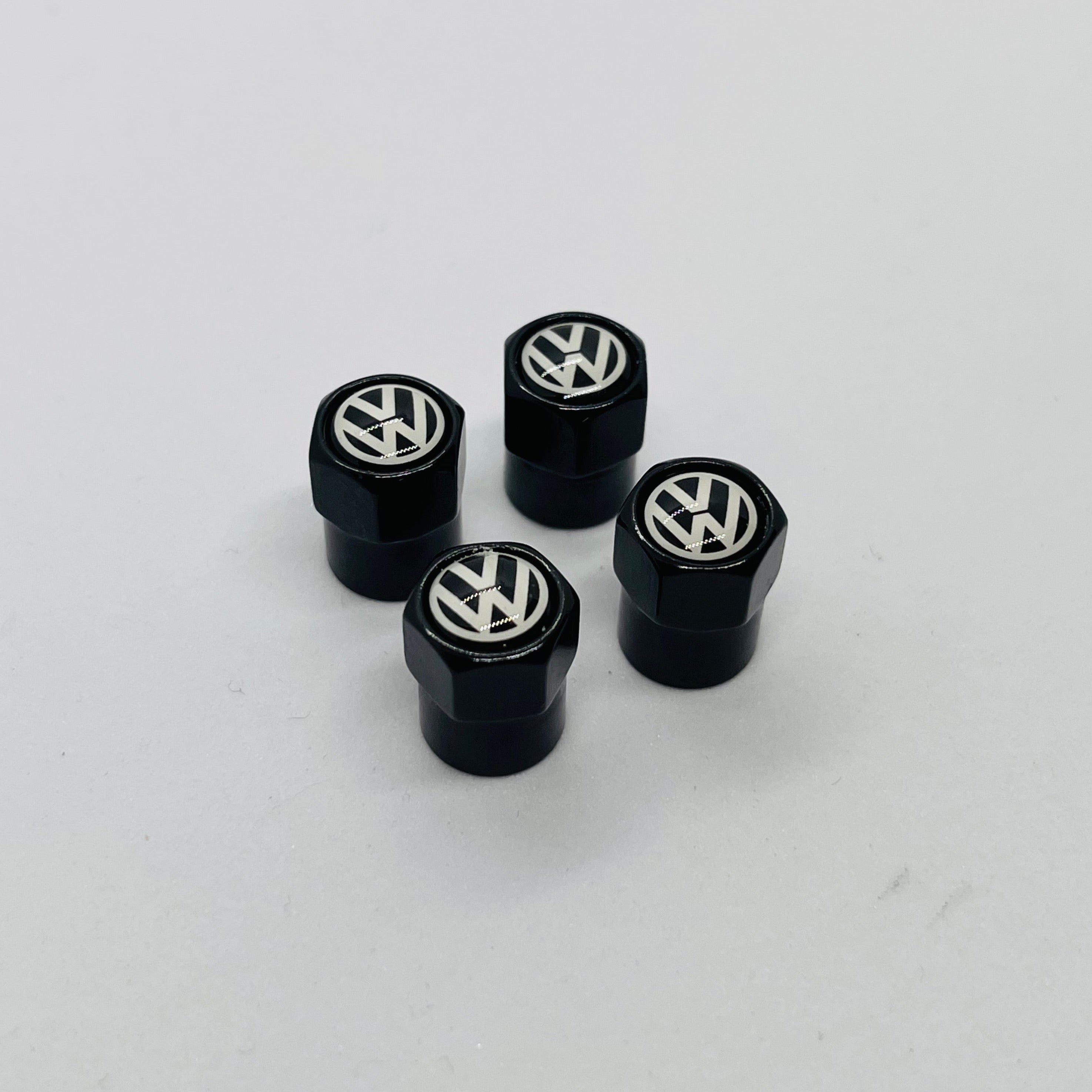 Volkswagen Ventilhætter, Sort, sæt med 4 stk. - BilligStyling