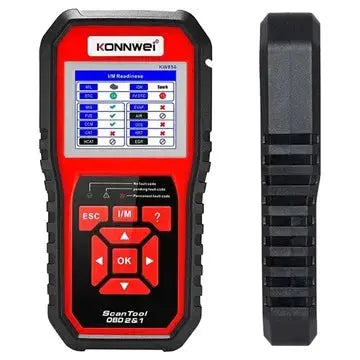 KONNWEI KW850 - OBD2, EOBD, OBD1 - Bildiagnostik Scanner med skærm (inkl. taske) - BilligStyling