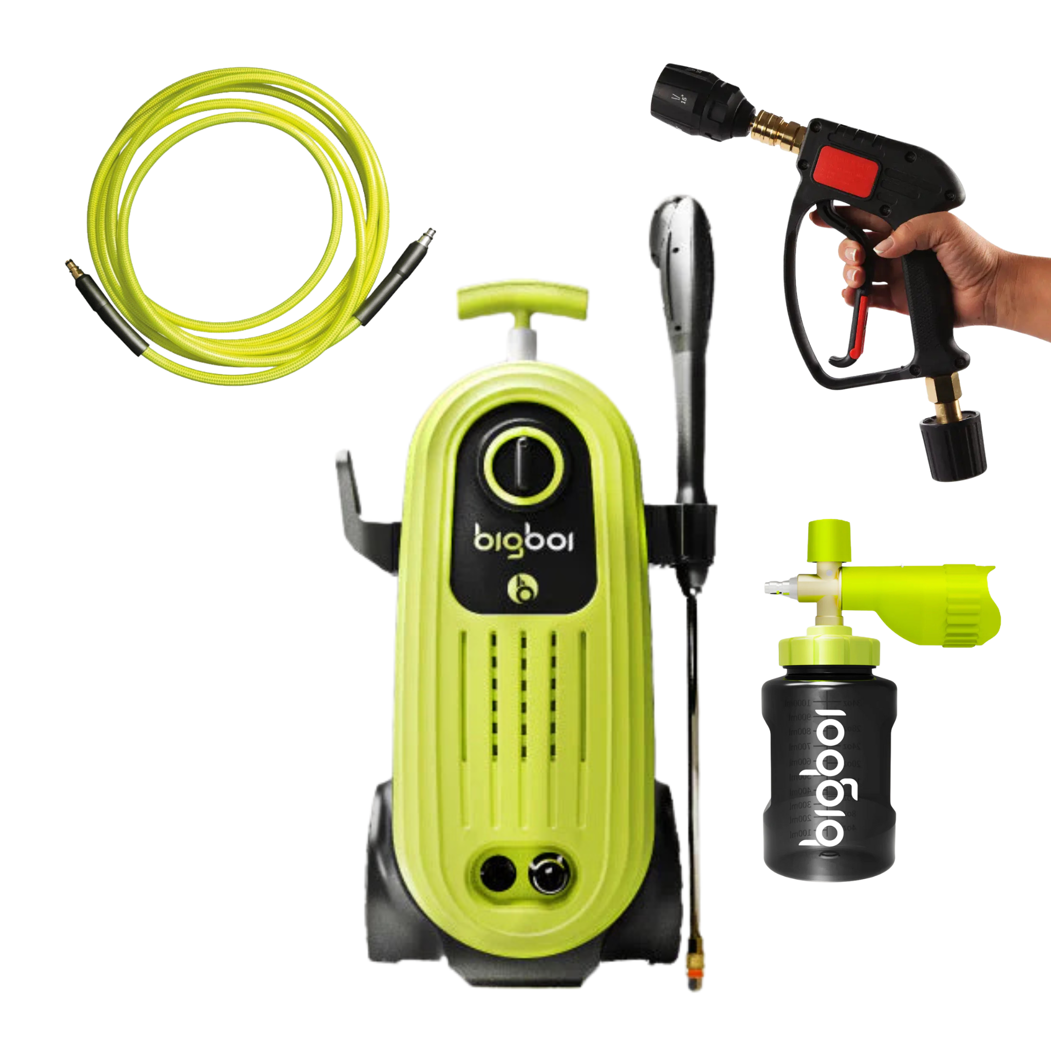 Bigboi WashR Flo Højtryksrenser Til Bilvask (2025 Model) Bigboi