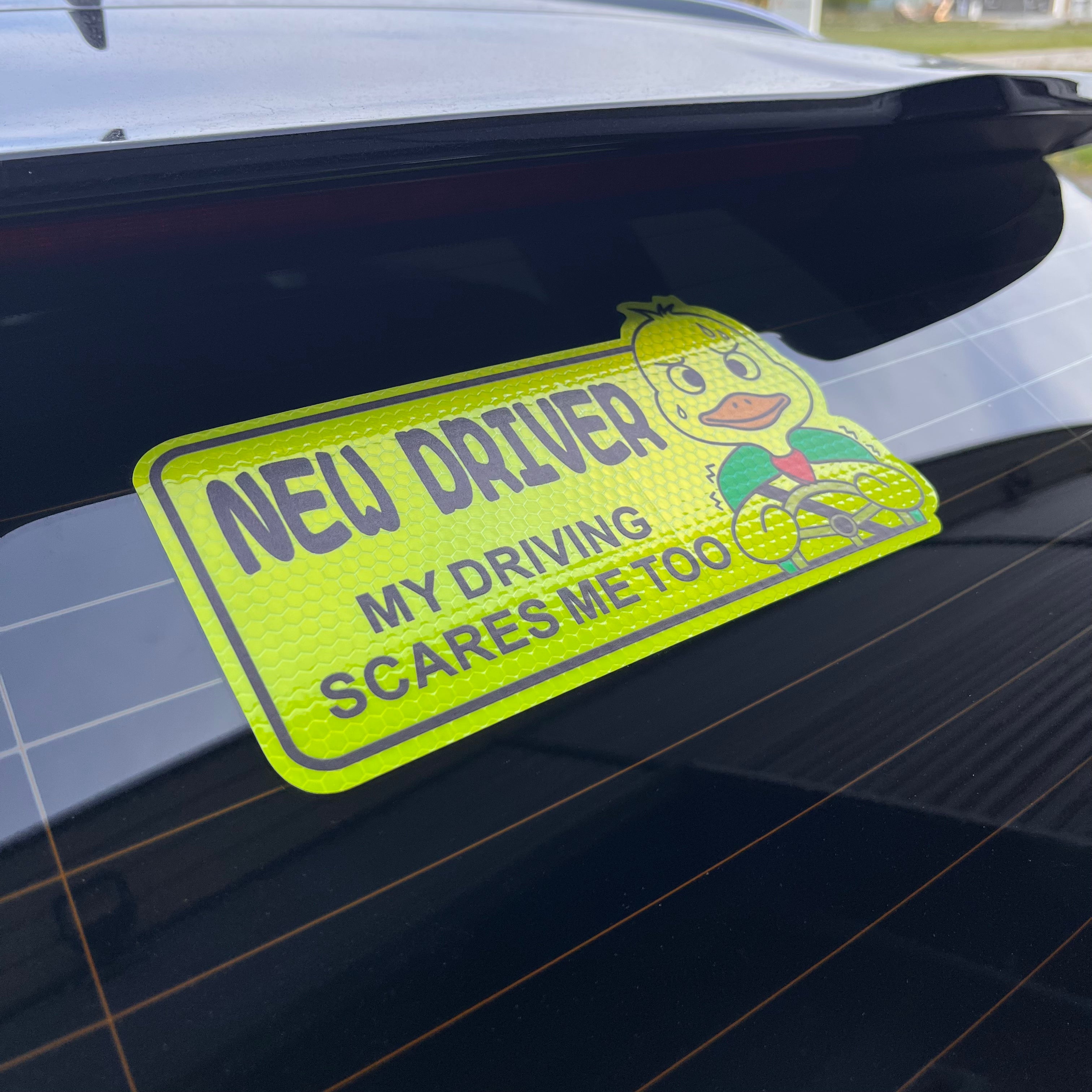 ‘New Driver’ klistermærke - BilligStyling