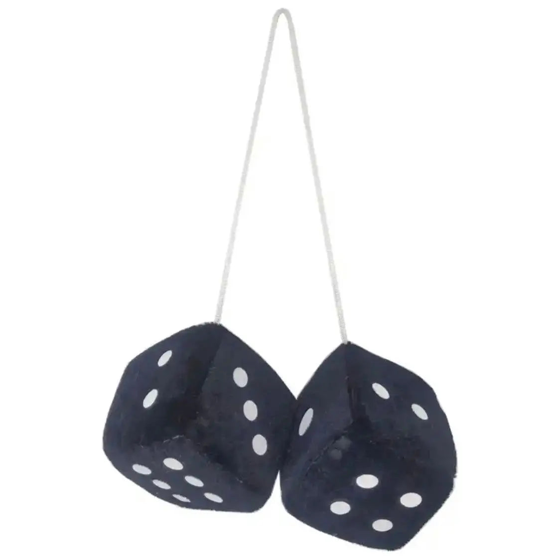 Terninger til forruden, 6x6 cm, Sort, sæt med 2 stk. - BilligStyling