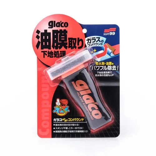 Soft99 Ruderens - Glaco Glass Compound Roll On - BilligStyling