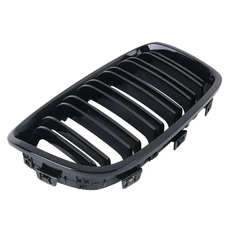 BMW 1-serie F20/F21 (2011-2015) Frontgrill nyrer - Sort højglans - Komplet sæt - BilligStyling