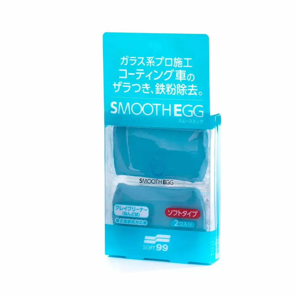 Soft99 Smooth Egg Claybar - sæt med 2 stk. - BilligStyling