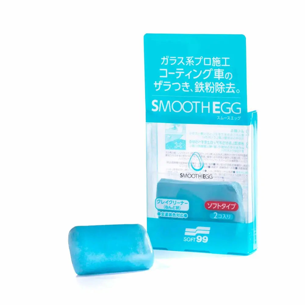 Soft99 Smooth Egg Claybar - sæt med 2 stk. - BilligStyling