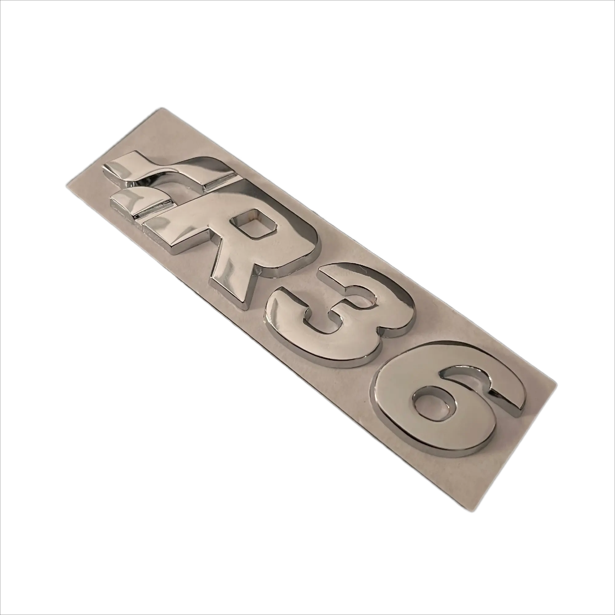 Volkswagen R36 emblem, sølv - BilligStyling