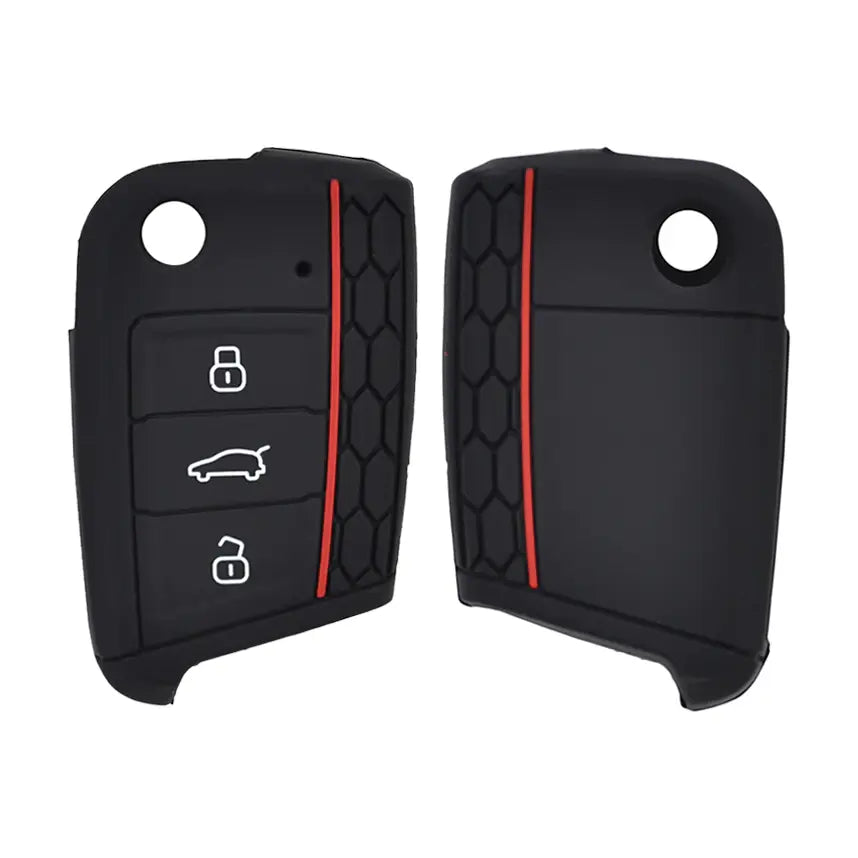 Klapnøgle silikone cover, VW, SEAT, Skoda - BilligStyling