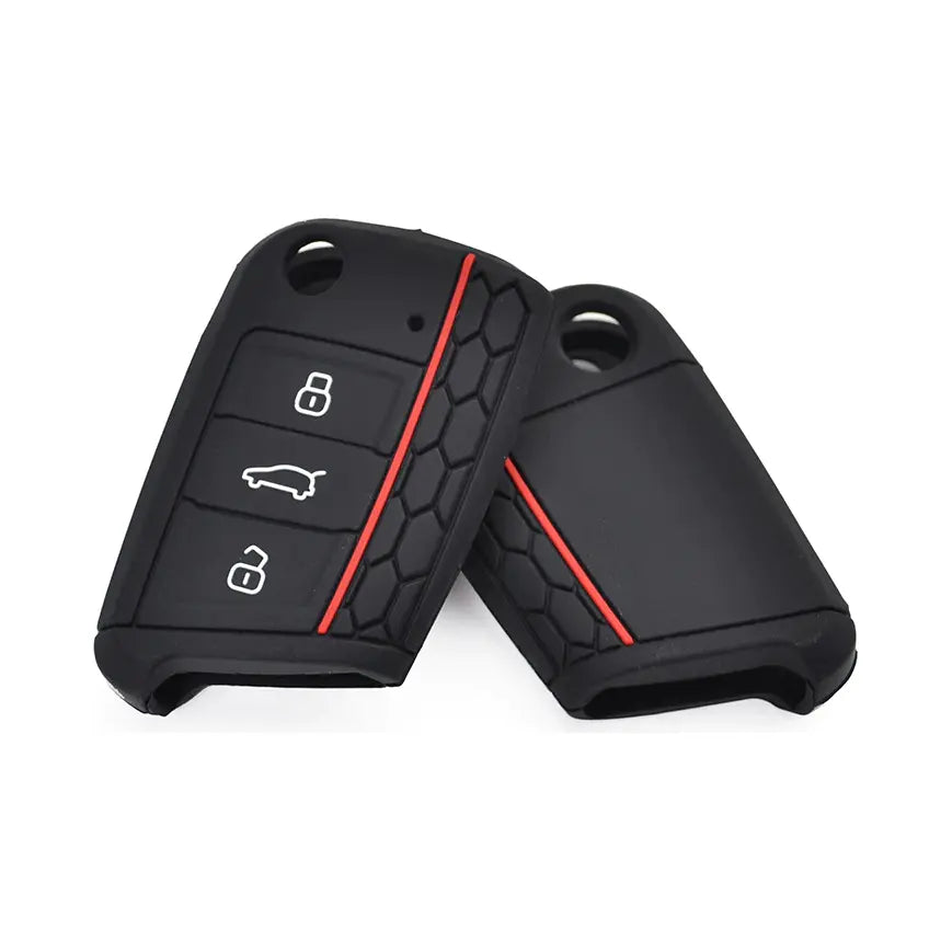Klapnøgle silikone cover, VW, SEAT, Skoda - BilligStyling