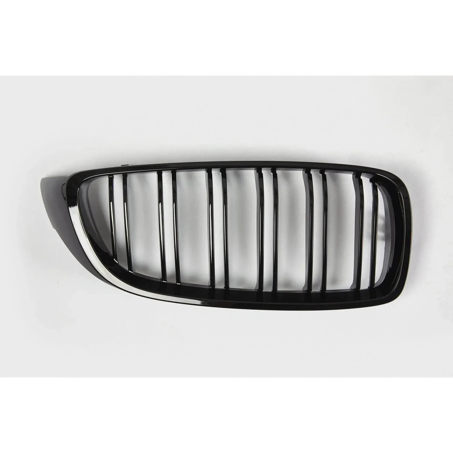 BMW 4-serie frontgrill nyrer - F32/F33/F36 - Sort højglans - Komplet sæt - BilligStyling