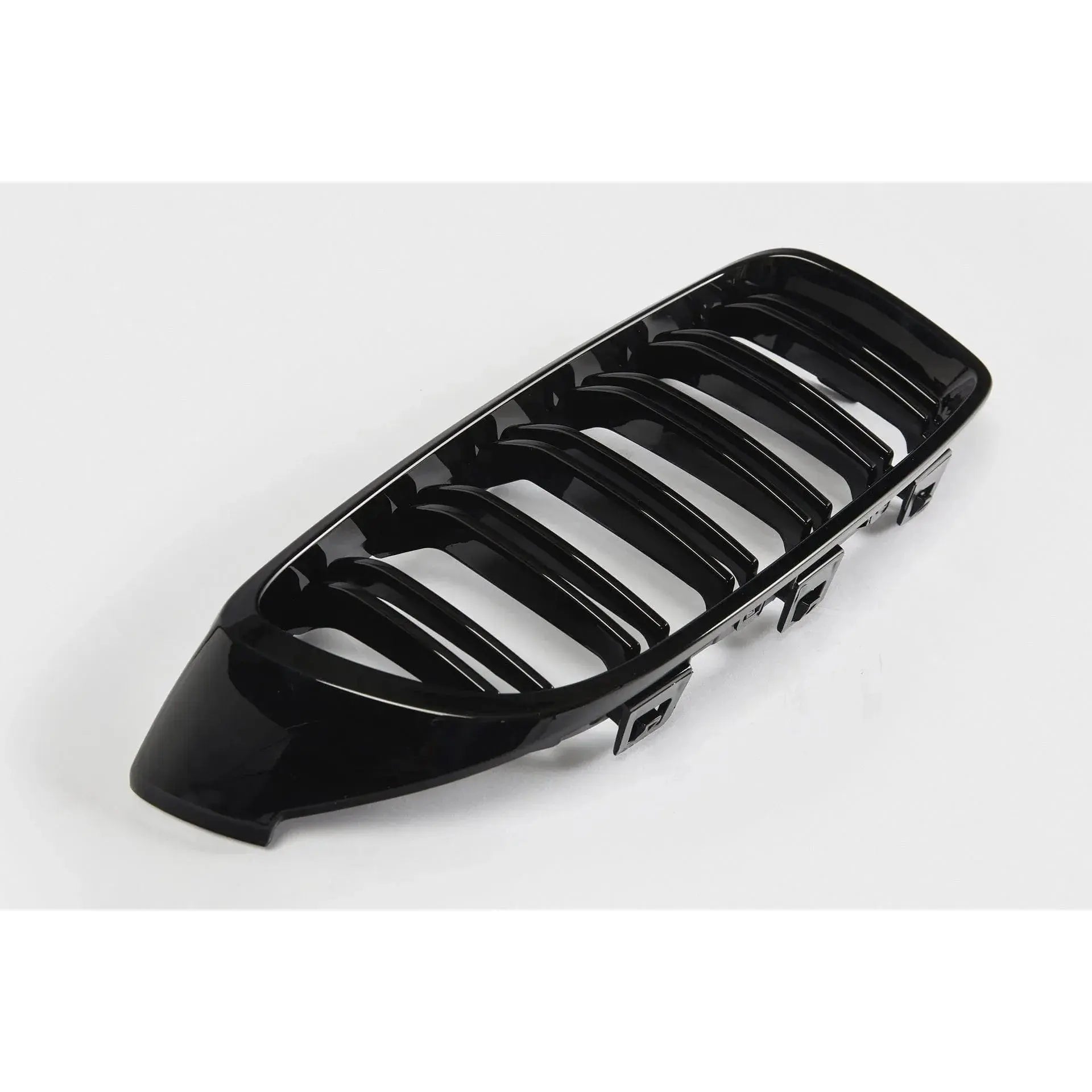 BMW 4-serie frontgrill nyrer - F32/F33/F36 - Sort højglans - Komplet sæt - BilligStyling